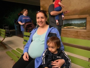 At the zoo about 10 days before Braydon arrived 